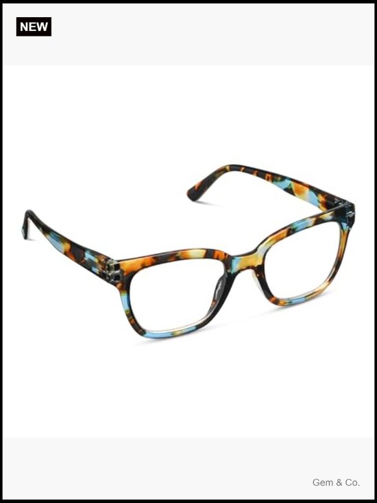 Women\'s Buzzworthy Lightweight Blue Light Blocking Reading Glasses Square Frame main image 5